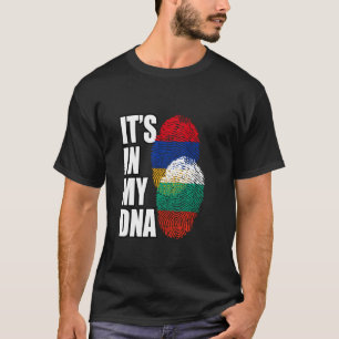 Camiseta Patrimônio Da Bandeira Do Dna Mix, Búlgaro E Arm