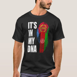 Camiseta Patrimônio Da Bandeira Do Dna Mix Da Eritreia E Do