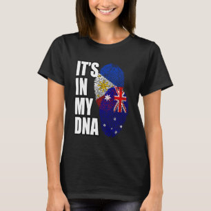 Camiseta Patrimônio Da Bandeira Do DNA Mix Filipino E Austr