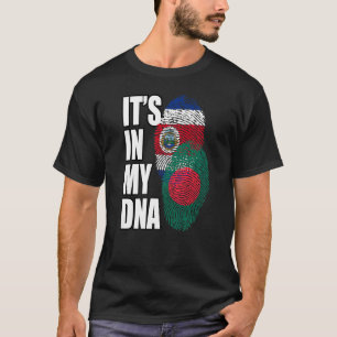 Camiseta Patrimônio Da Bandeira Do Dna Mix Mix, Da Costa Ri