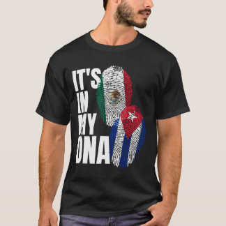 Camiseta Patrimônio Da Bandeira Do Mix De Perfeição Cubana
