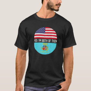 Camiseta Patrimônio Da Família De Bandeiras Da Região Ameri