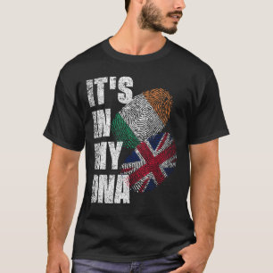Camiseta Patrimônio Da Herança Da Marca De DNA Mistura Brit