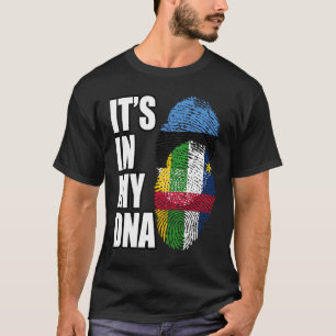Camiseta Patrimônio Da Herança Da Marca De DNA Mistura Da Á