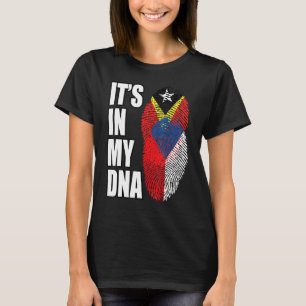 Camiseta Patrimônio Da Herança Do DNA Misturado Checo E Tim