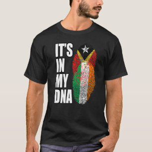 Camiseta Patrimônio Da Herança Do DNA Misturado Da Irlanda