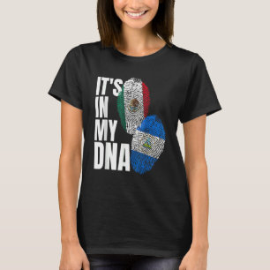 Camiseta Patrimônio Da Marca De DNA Da Nicarágua E Do Méxic