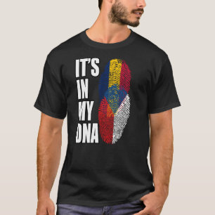 Camiseta Patrimônio Da Marca De DNA Do Chade E Da República