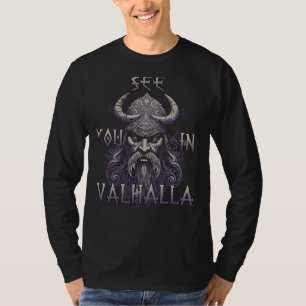 Camiseta Patrimônio da mitologia - Viking warrior motif for