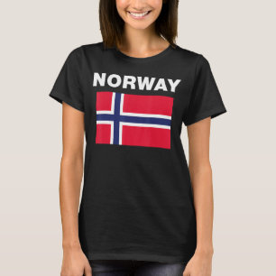 Camiseta Patrimônio de Bandeira da Noruega
