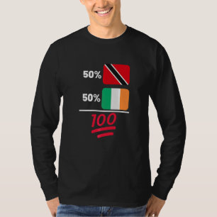 Camiseta Patrimônio de Bandeira Mista Irlandesa e Trinitári