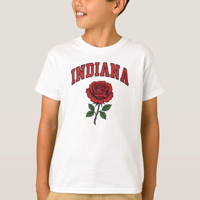 Camiseta Patrimônio de Indiana em Flor (Frente)