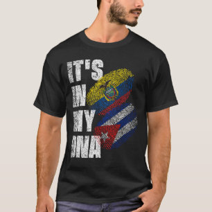Camiseta Patrimônio De Sinalizador De DNA Misturado Equator
