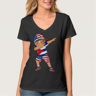 Camiseta Patrimônio do Bandeira do Meia-Menino Cubano de Cu