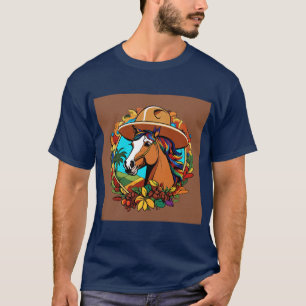 Camiseta Patrimônio do Café Colombiano: Design de Cartoon C