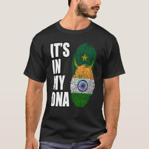 Camiseta Patrimônio Do DNA Mix Da Índia E Da Mauritânia