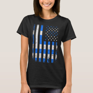 Camiseta Patrimônio do Orgulho do Orgulho Americano da Gréc
