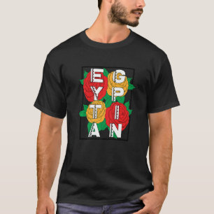 Camiseta Patrimônio Egípcio Flor Tradicional Cultural