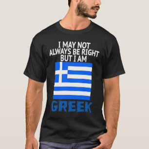 Camiseta Patrimônio Grego Orgulhoso De Ser Bandeira De Gréc