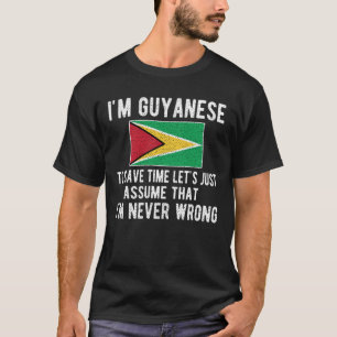 Camiseta Patrimônio Guianense Guyana Roota Bandeira da Gui