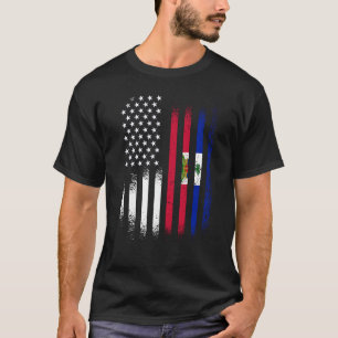 Camiseta Patrimônio Haitiano Americano Mês do Crescimento P