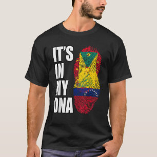 Camiseta Patrimônio Herança Do DNA Misturado Grenadiano E V