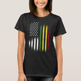 Camiseta Patrimônio Hispânico Boliviano Americano Mês da Bo