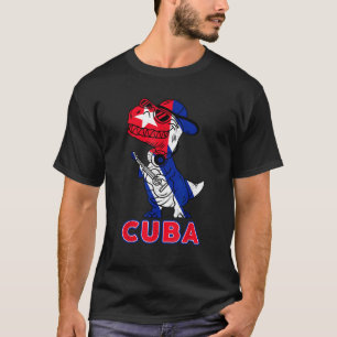Camiseta Patrimônio Hispânico Mês Cuba Bandeira Cubana Todd