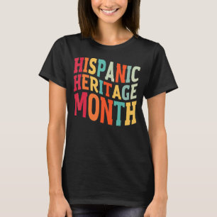 Camiseta Patrimônio Hispânico Mês de 2022 Contagem Nacional