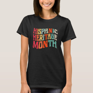 Camiseta Patrimônio Hispânico Mês de 2022 Contagem Nacional