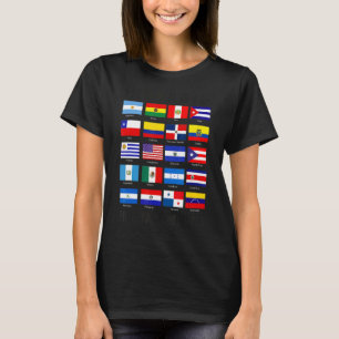 Camiseta Patrimônio Hispânico Mês de 2022 Contagem Nacional