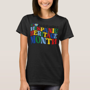 Camiseta Patrimônio Hispânico Mês de Bandeira Países Latino