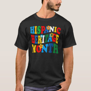 Camiseta Patrimônio Hispânico Mês de Bandeira Países Latino