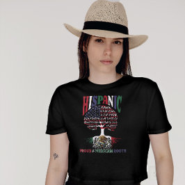 Camiseta Patrimônio Hispânico Mês Orgulhoso das minhas raíz