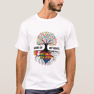 Camiseta Patrimônio Hispânico Mês Orgulhoso das Minhas Raíz