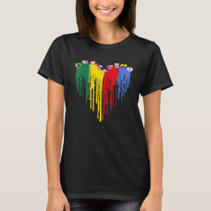 Camiseta Patrimônio Hispânico Mês Orgulhoso Latino Latina H