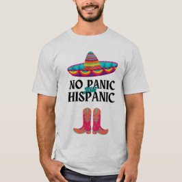 Camiseta Patrimônio Hispânico Mês Sem Engraçado Hispânico
