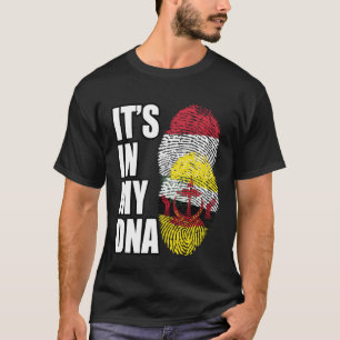 Camiseta Patrimônio Húngaro E Bruneiano Misturador De DNA
