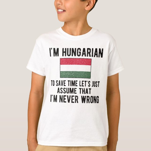 Camiseta Patrimônio Húngaro Hungria Raízes Bandeira Húngara (Frente)