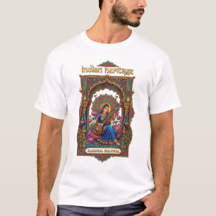Camiseta Patrimônio Indiano: Música Clássica Artista Veena