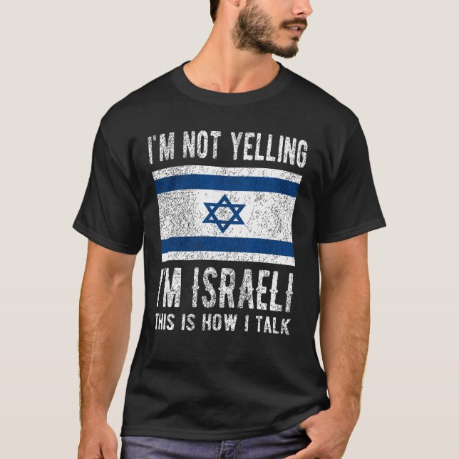 Camiseta Patrimônio Israelense Ortoado Israel Roota Bandeir (Frente)
