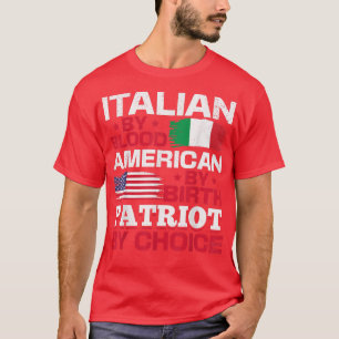 Camiseta Patrimônio Italiano Por Blood American Por Birt