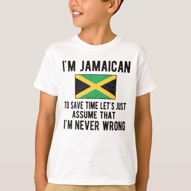 Camiseta Patrimônio jamaicano Jamaica Roota Bandeira jamaic (Frente)