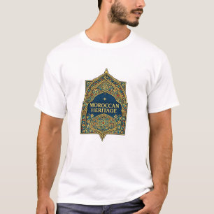 Camiseta Patrimônio Marroquino Arco Tradicional Marroquino