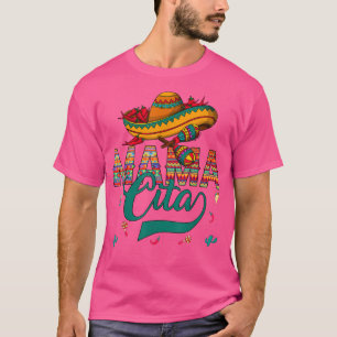 Camiseta Patrimônio Meico-Hispânico Mês Mamacita Mãe Média