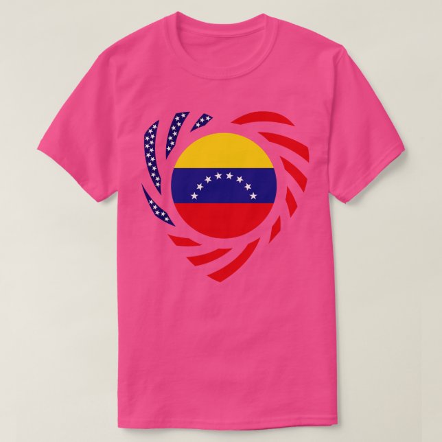 Camiseta Patrimônio Multinacional Venezuelano Americano Fla (Frente do Design)
