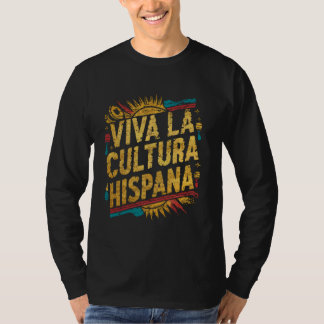 Camiseta Patrimônio Nacional Hispânico Afro Latina América 