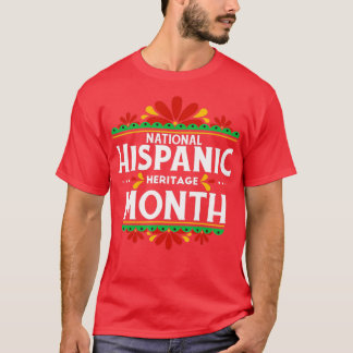 Camiseta Patrimônio Nacional Hispânico Mês - 8
