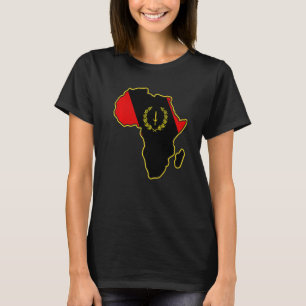 Camiseta Patrimônio Negro Americano Bandeira África