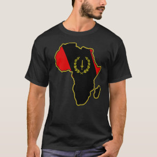 Camiseta Patrimônio Negro Americano Bandeira África